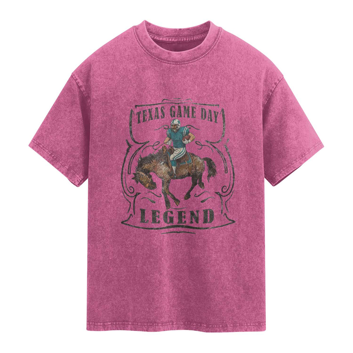 TX Game Day Legend Washed Cotton T-Shirt Funny CFF