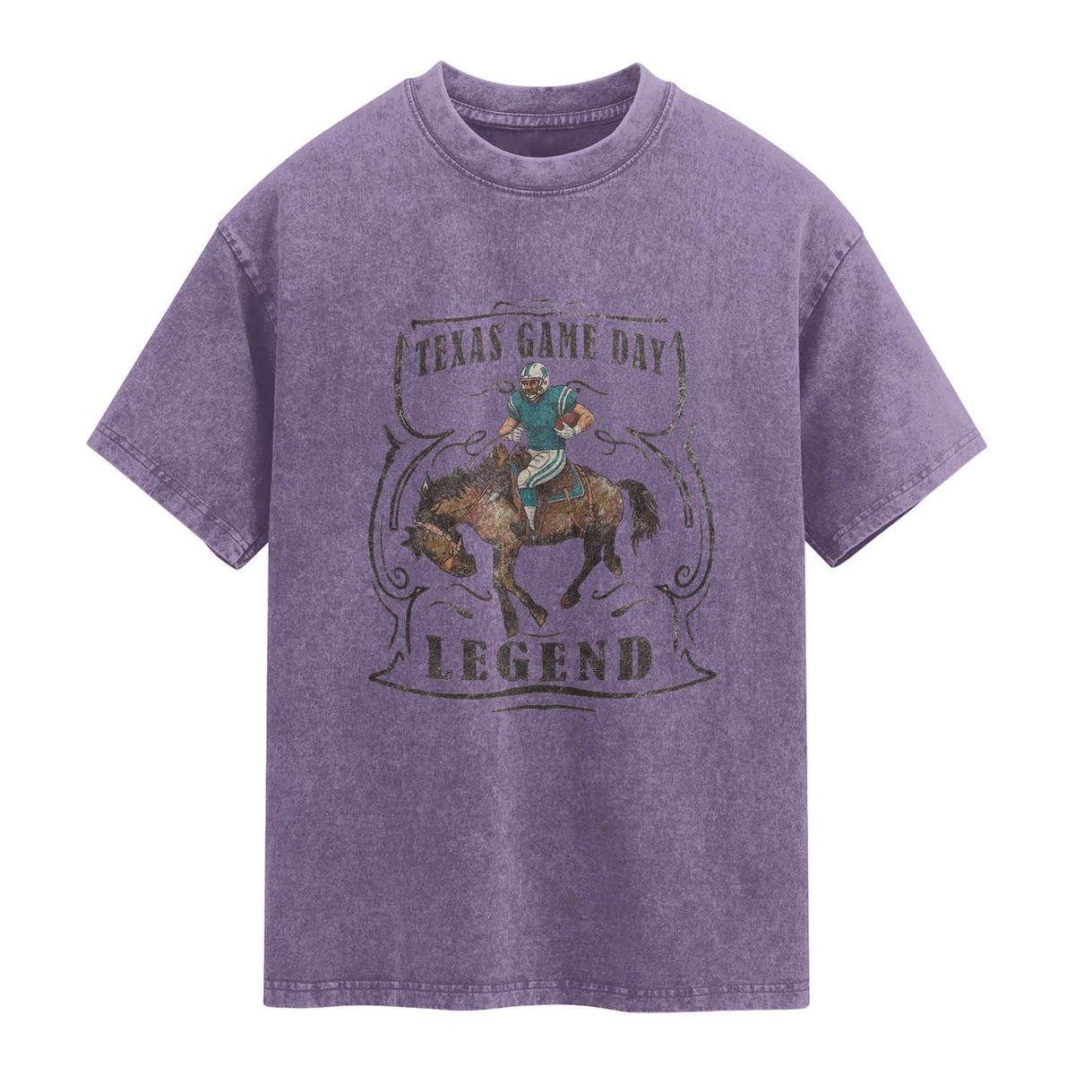 TX Game Day Legend Washed Cotton T-Shirt Funny CFF