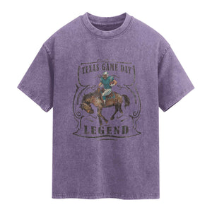 TX Game Day Legend Washed Cotton T-Shirt Funny CFF