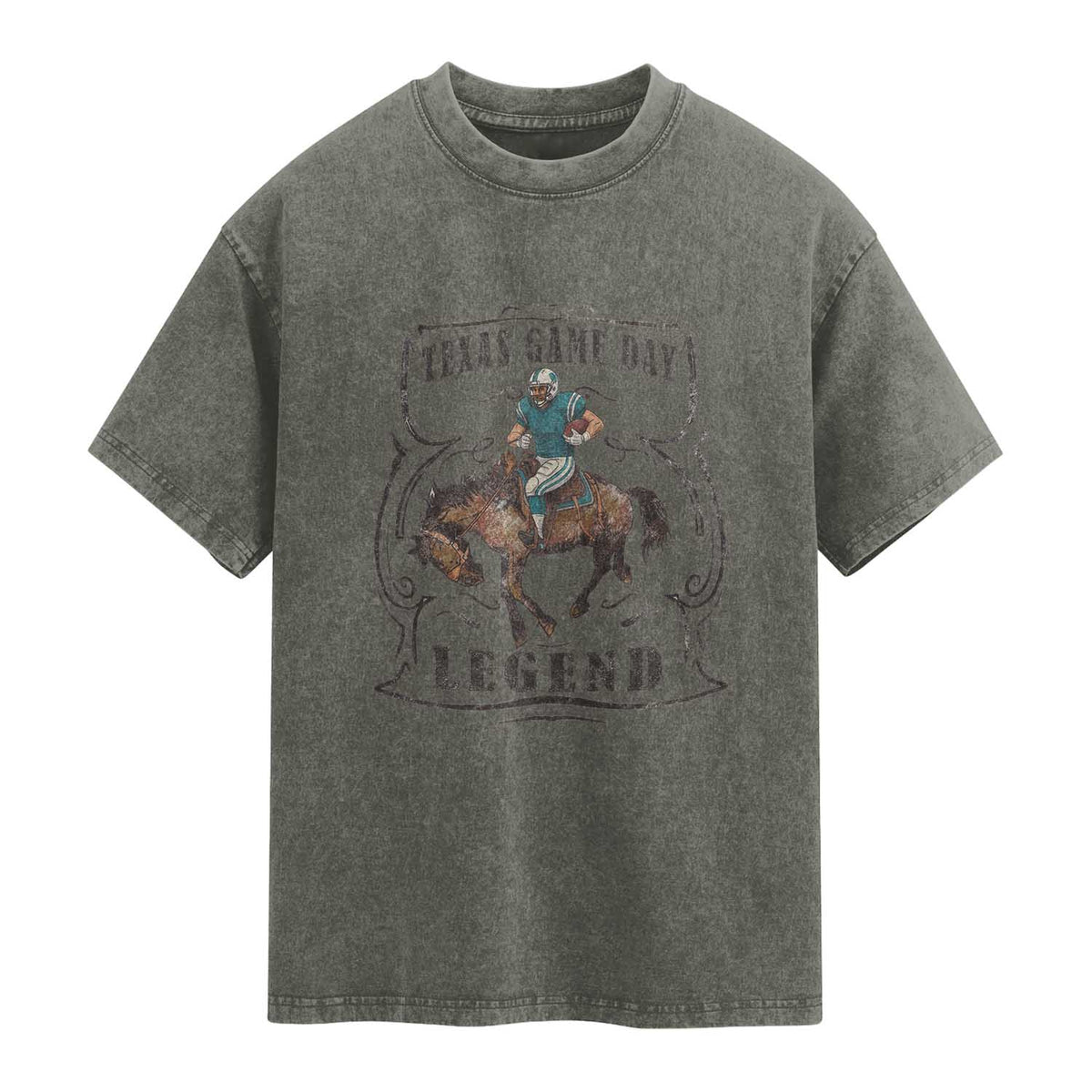 TX Game Day Legend Washed Cotton T-Shirt Funny CFF