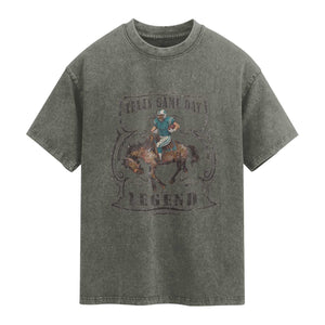 TX Game Day Legend Washed Cotton T-Shirt Funny CFF