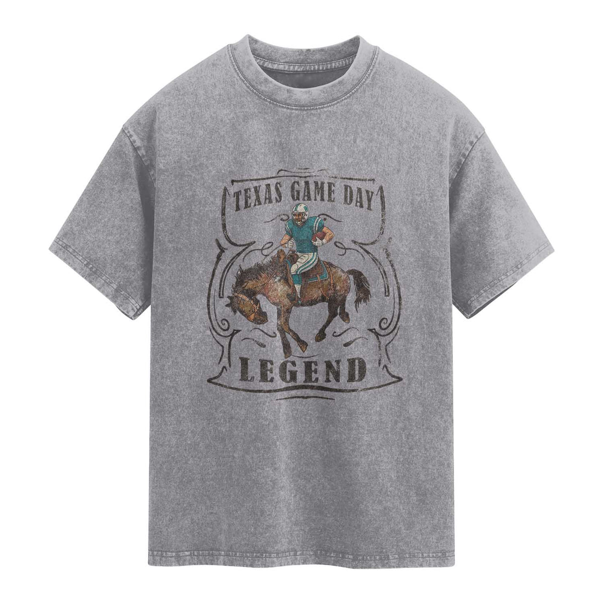 TX Game Day Legend Washed Cotton T-Shirt Funny CFF