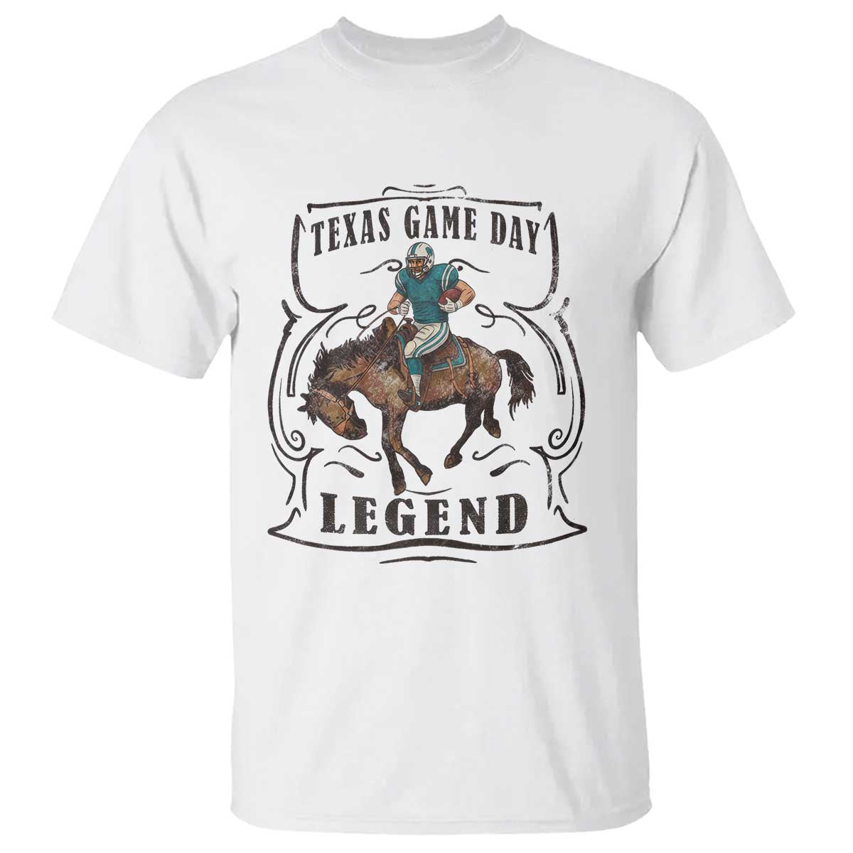 TX Game Day Legend T Shirt Funny CFF TS12 White Print Your Wear