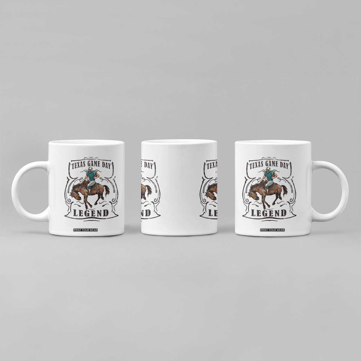 TX Game Day Legend Coffee Mug Funny CFF TS12 Print Your Wear