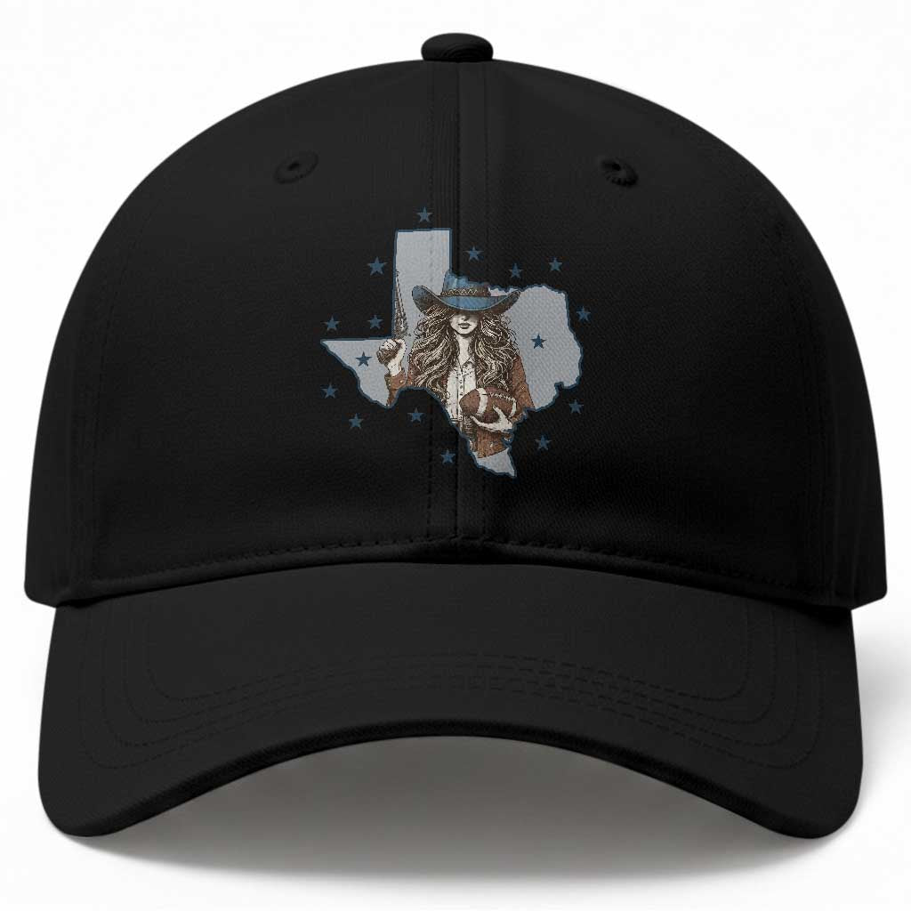 Funny TX Cowgirl Baseball Cap Football Lover Gift TS12 Print Your Wear