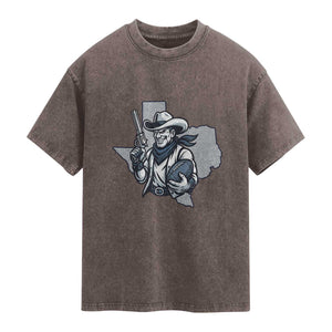 Funny TXF Football Lover Gift Washed Cotton T-Shirt