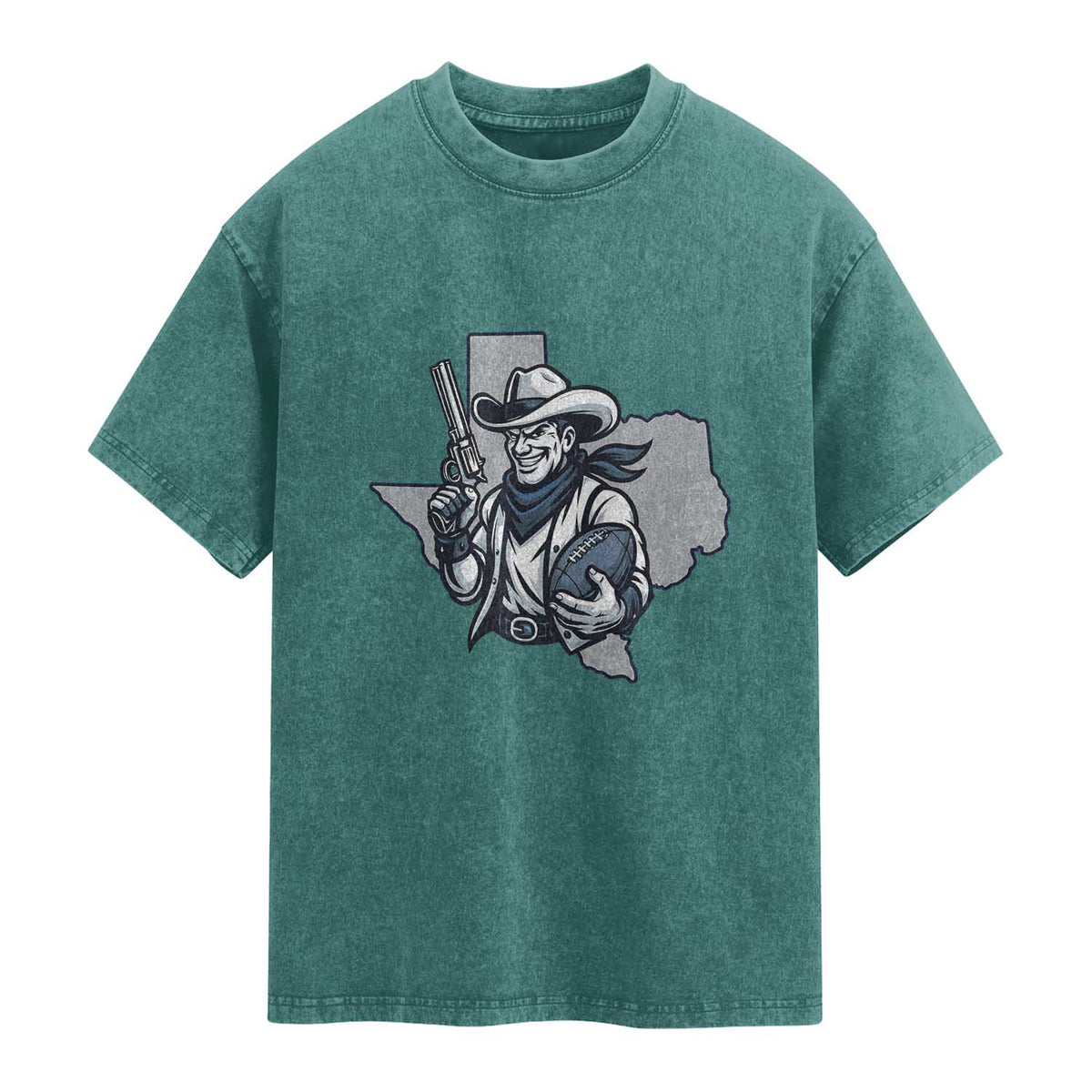 Funny TXF Football Lover Gift Washed Cotton T-Shirt