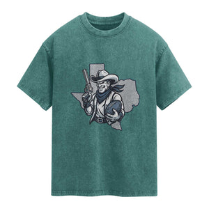 Funny TXF Football Lover Gift Washed Cotton T-Shirt