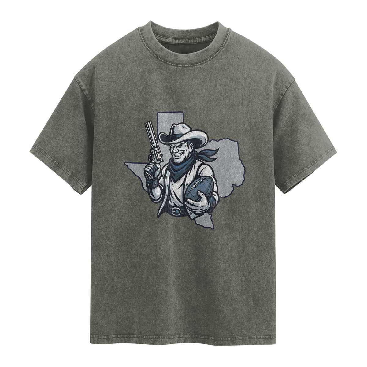 Funny TXF Football Lover Gift Washed Cotton T-Shirt