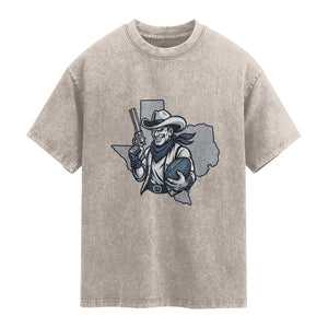Funny TXF Football Lover Gift Washed Cotton T-Shirt