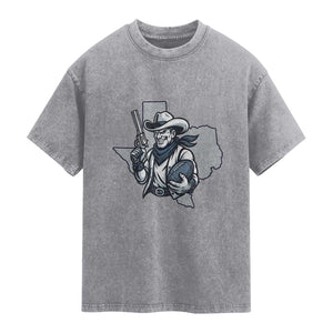 Funny TXF Football Lover Gift Washed Cotton T-Shirt