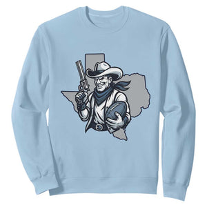 Funny TXF Football Lover Gift Sweatshirt TS12 Light Blue Print Your Wear