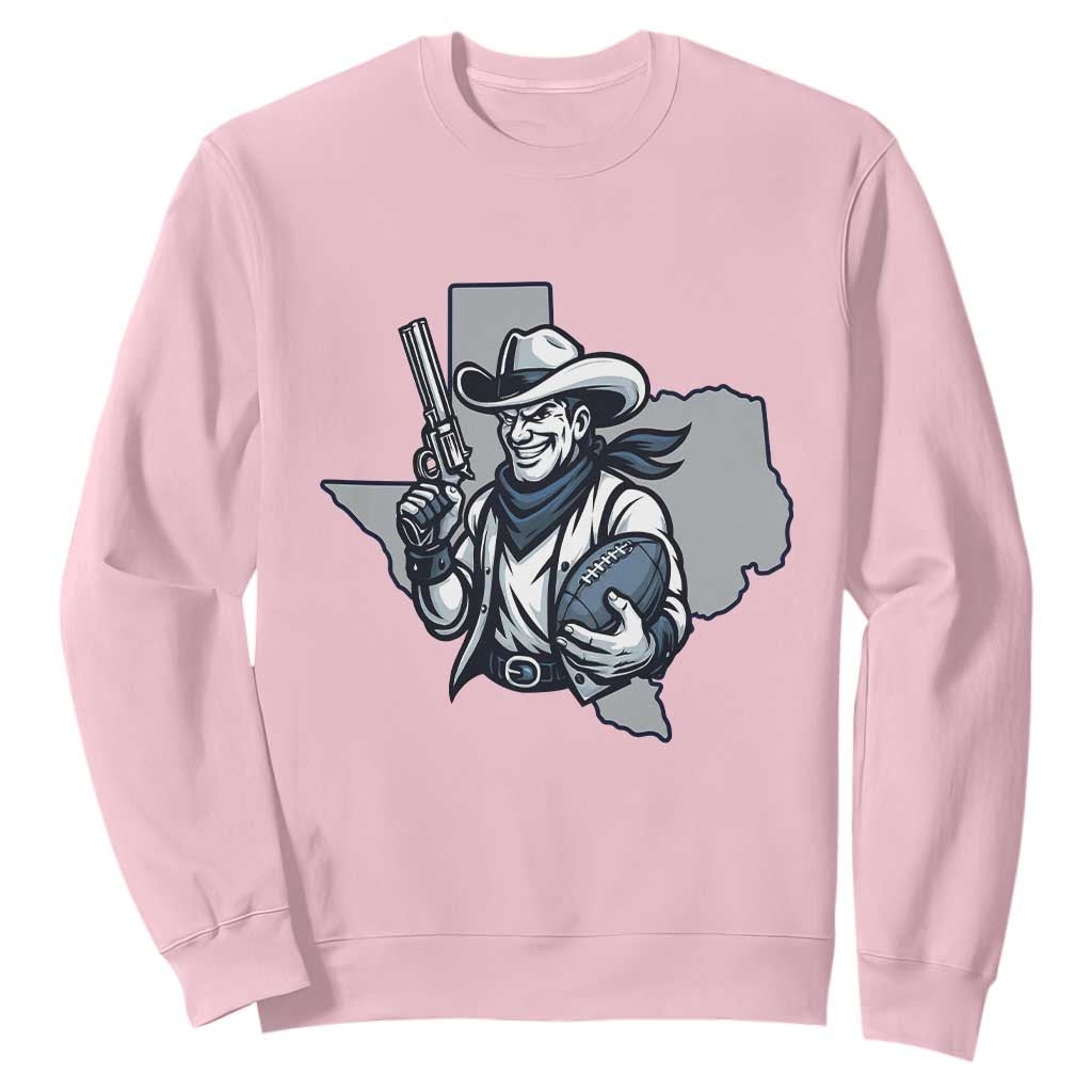 Funny TXF Football Lover Gift Sweatshirt TS12 Light Pink Print Your Wear