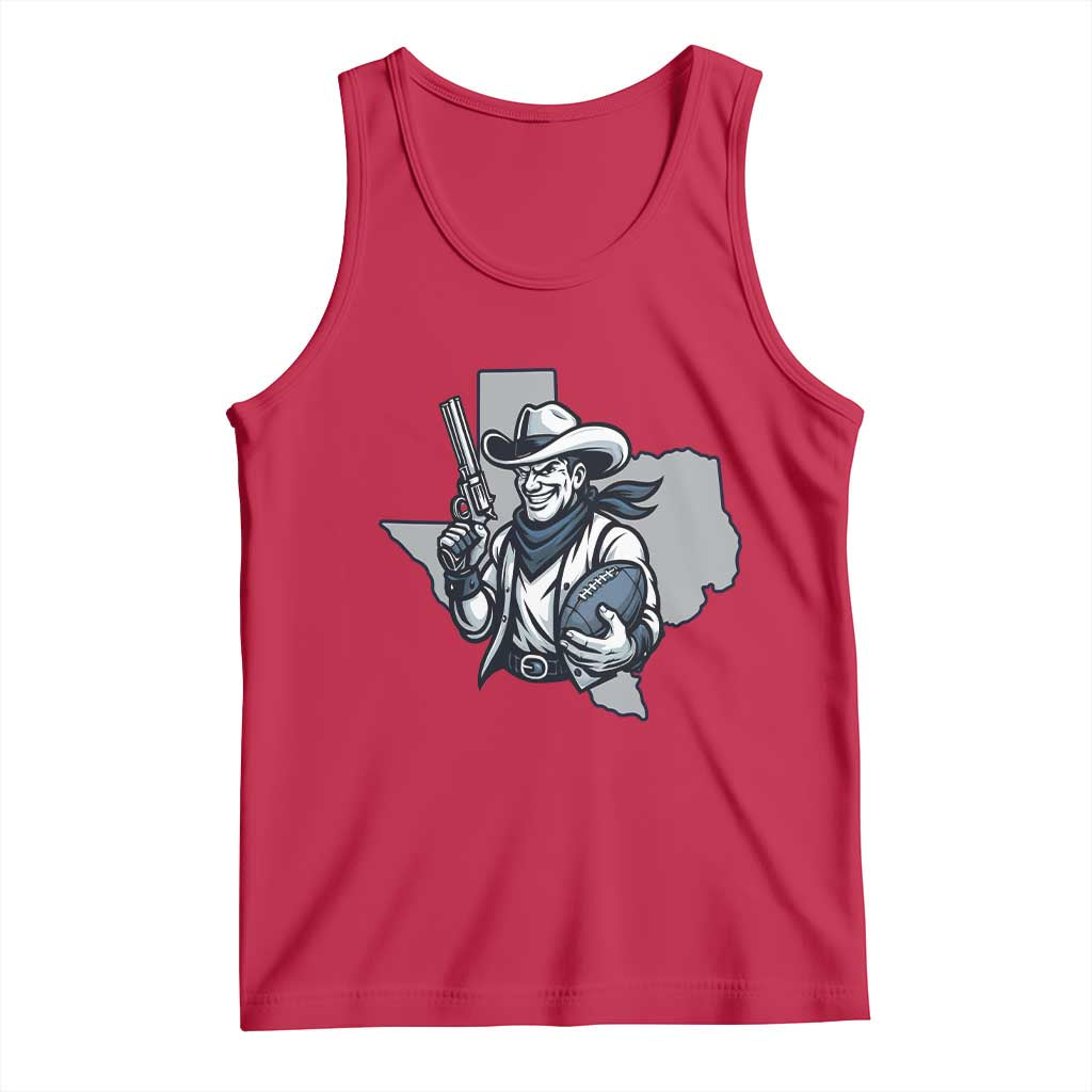 Funny TXF Football Lover Gift Tank Top TS12 Red Print Your Wear