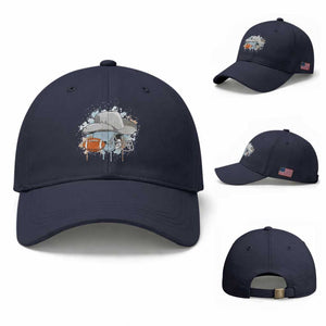 DFCF Helmet Baseball Cap Game Day Spirit Gift TS12 Baseball Cap Universal Fit Navy Print Your Wear
