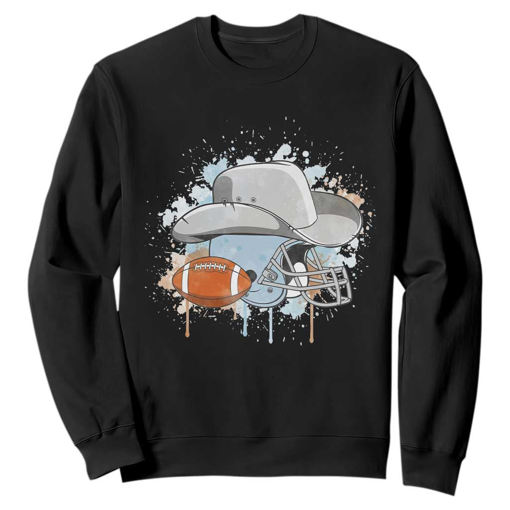 DFCF Helmet Sweatshirt Game Day Spirit Gift TS12 Black Print Your Wear