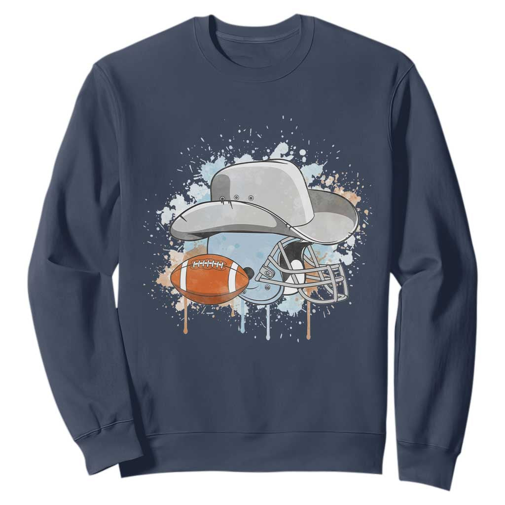 DFCF Helmet Sweatshirt Game Day Spirit Gift TS12 Navy Print Your Wear