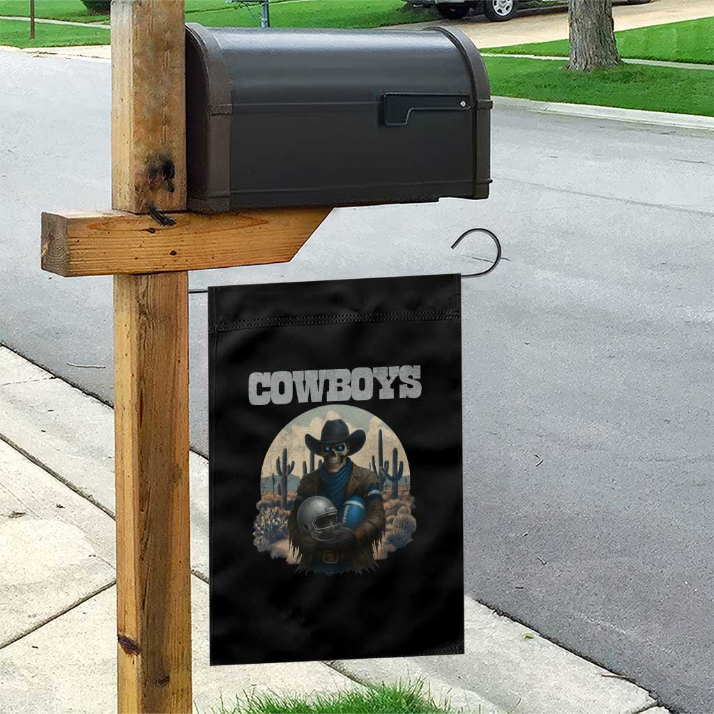 Skeleton Cowboy FB Player Garden Flag Western Fan Gift TS12 Print Your Wear