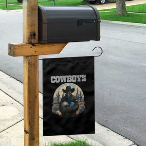 Skeleton Cowboy FB Player Garden Flag Western Fan Gift TS12 Print Your Wear