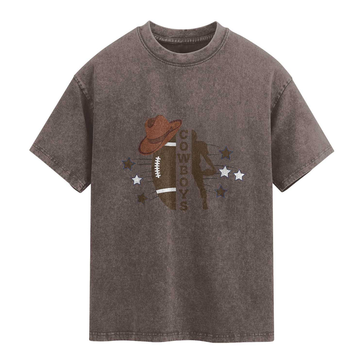 Cowboy Pride Washed Cotton T-Shirt Western Style Sport Lover Gift