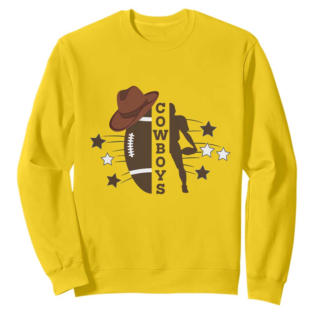 Cowboy Pride Sweatshirt Western Style Sport Lover Gift TS12 Daisy Print Your Wear