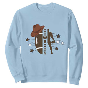 Cowboy Pride Sweatshirt Western Style Sport Lover Gift TS12 Light Blue Print Your Wear
