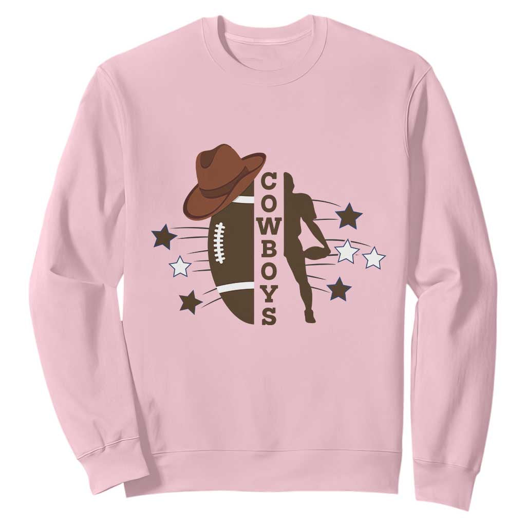 Cowboy Pride Sweatshirt Western Style Sport Lover Gift TS12 Light Pink Print Your Wear