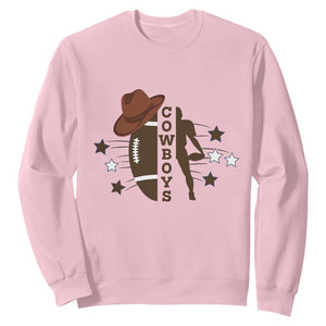 Cowboy Pride Sweatshirt Western Style Sport Lover Gift TS12 Light Pink Print Your Wear