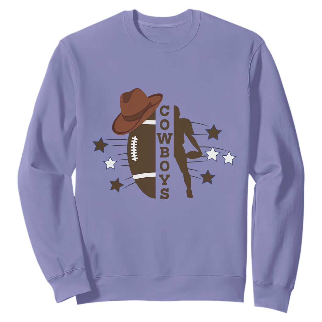 Cowboy Pride Sweatshirt Western Style Sport Lover Gift TS12 Violet Print Your Wear