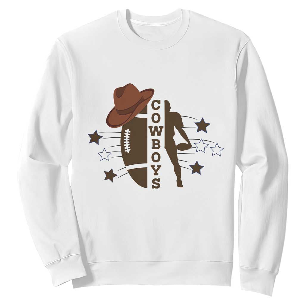 Cowboy Pride Sweatshirt Western Style Sport Lover Gift TS12 White Print Your Wear