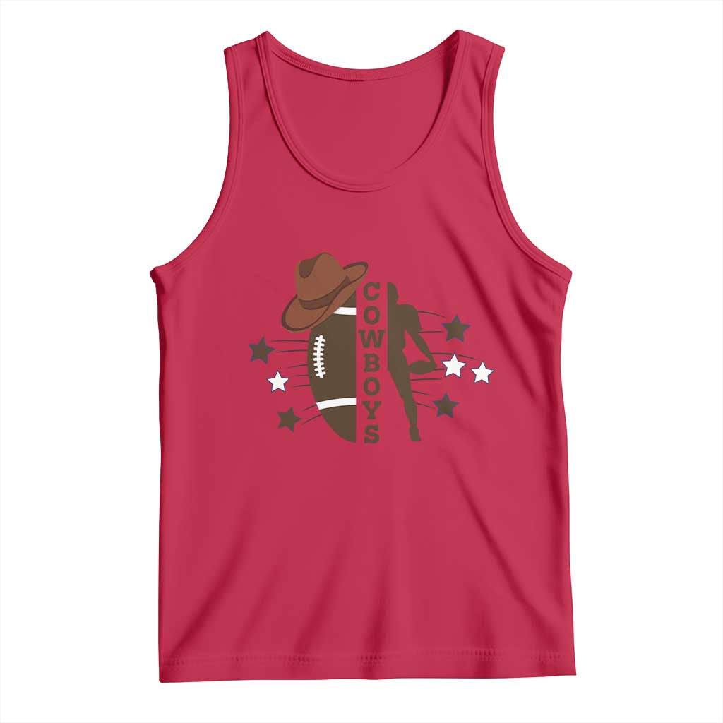 Cowboy Pride Tank Top Western Style Sport Lover Gift TS12 Red Print Your Wear