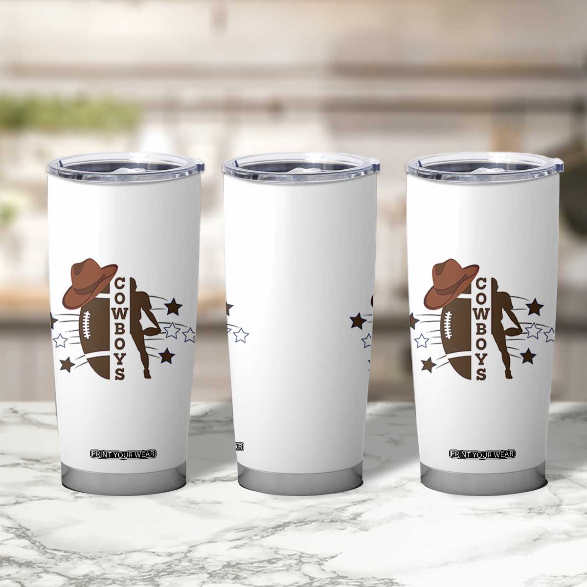 Cowboy Pride Tumbler Cup Western Style Sport Lover Gift TS12 Print Your Wear