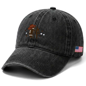 Cowboy Pride Washed Cotton Baseball Cap Western Style Sport Lover Gift TS12 Print Your Wear