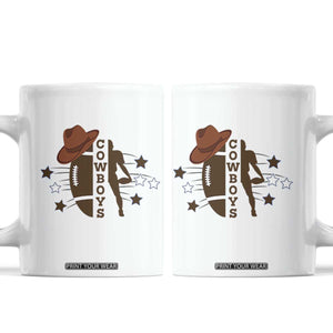 Cowboy Pride Coffee Mug Western Style Sport Lover Gift TS12 White Print Your Wear