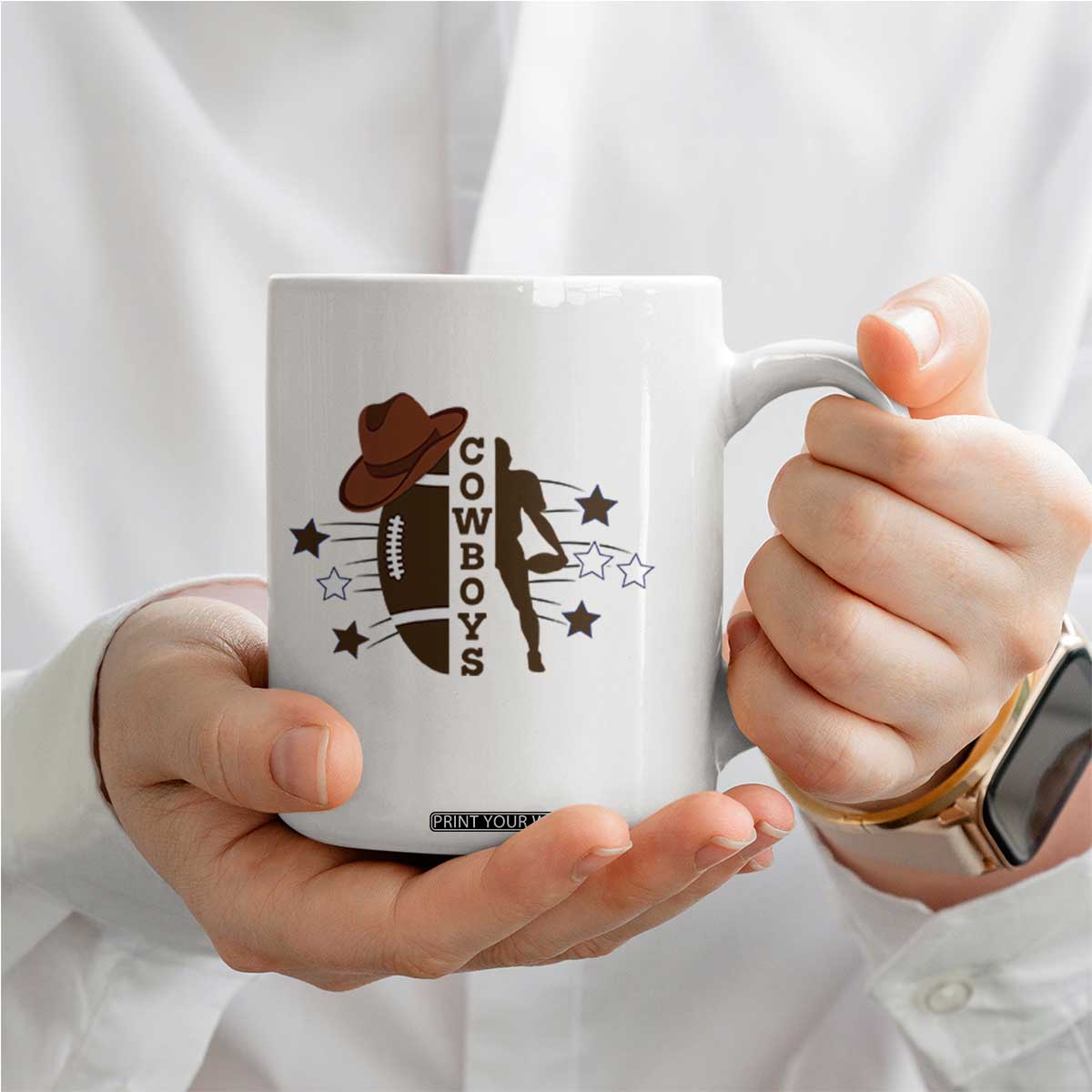 Cowboy Pride Coffee Mug Western Style Sport Lover Gift TS12 Print Your Wear