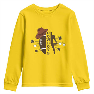 Cowboy Pride Youth Sweatshirt Western Style Sport Lover Gift TS12 Daisy Print Your Wear