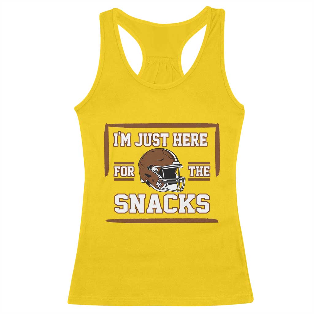 Im Just Here For The Snacks Racerback Tank Top Football Fan Gift TS12 Daisy Print Your Wear