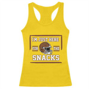 Im Just Here For The Snacks Racerback Tank Top Football Fan Gift TS12 Daisy Print Your Wear