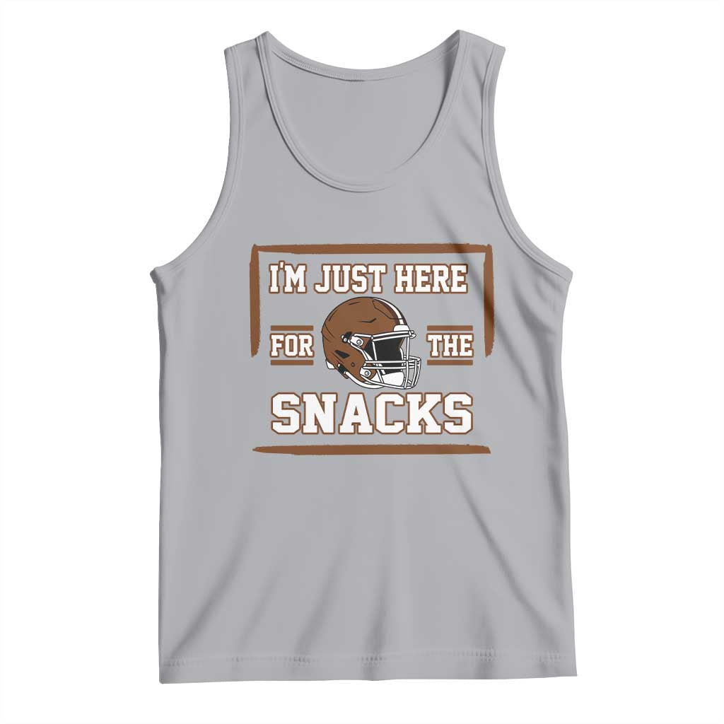 Im Just Here For The Snacks Tank Top Football Fan Gift TS12 Athletic Heather Print Your Wear
