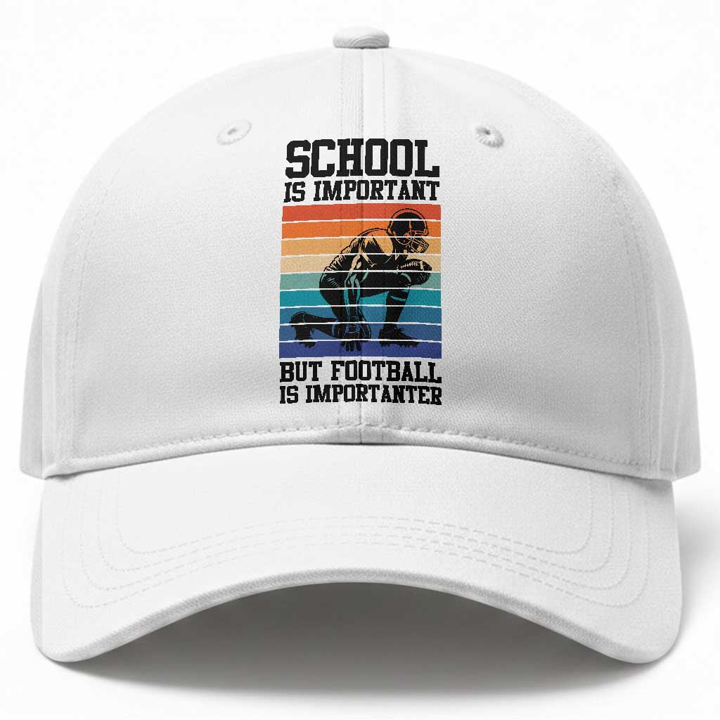 Student Football Fan Baseball Cap Funny Importanter Quote Gift TS12 Print Your Wear