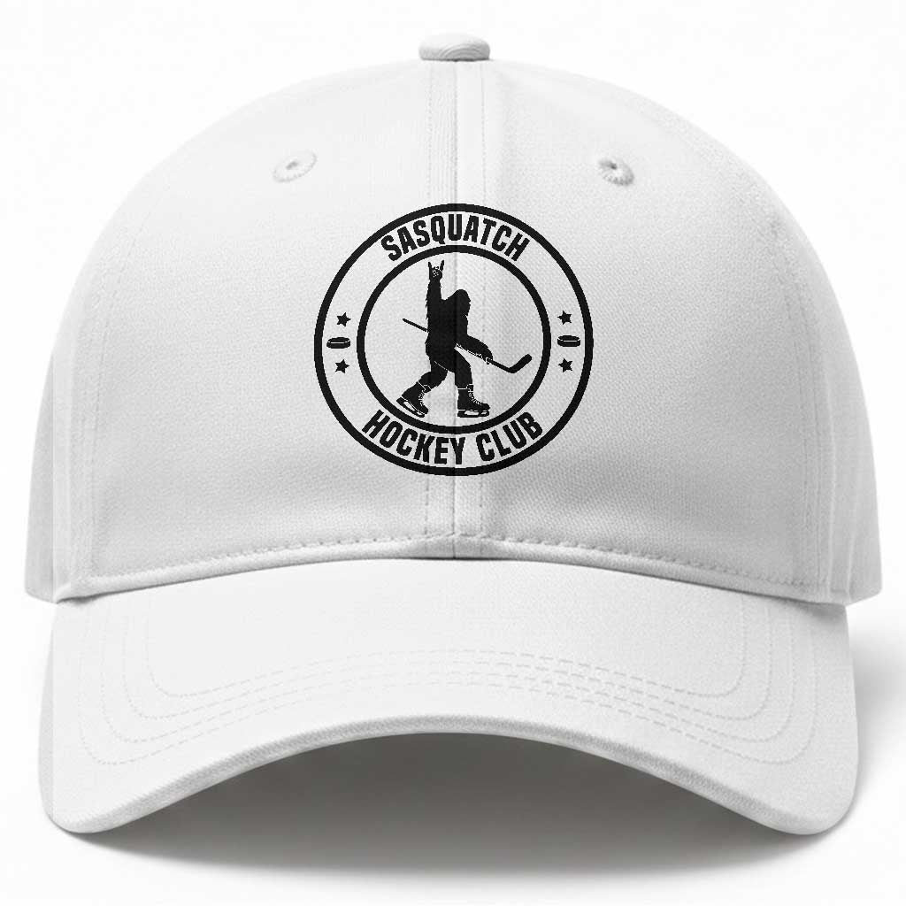 Legendary Sasquatch Hockey Club Baseball Cap Funny Ice Hockey Gift TS12 Print Your Wear