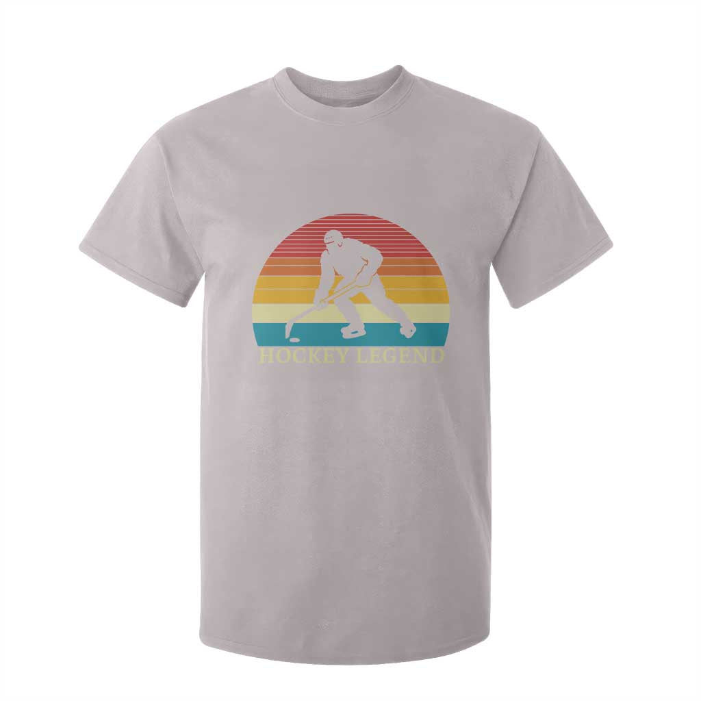 Bigfoot Hockey Legend T Shirt For Kid Retro Sasquatch Cryptid Player Gift TS12 Ice Gray Print Your Wear