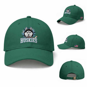 Cool Siberian Husky Ice Hockey Baseball Cap Gift For Dog Lovers TS12 Baseball Cap Universal Fit Irish Green Print Your Wear