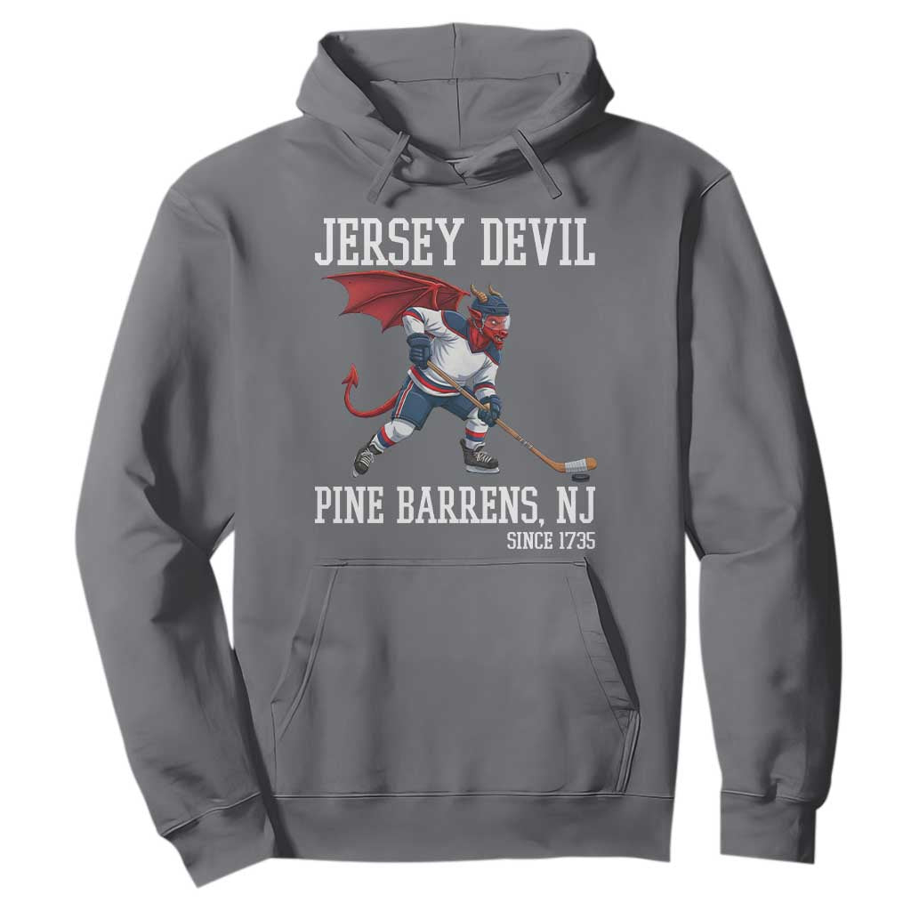 Pine Barrens New Jersey Devil Hoodie Gothic Horror Ice Hockey Gift TS12 Charcoal Print Your Wear