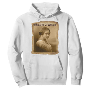 Madam CJ Walker Hoodie Female Empowerment History Gift TS12 White Print Your Wear