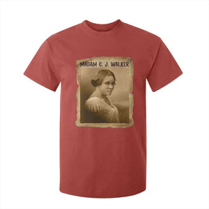 Madam CJ Walker T Shirt For Kid Female Empowerment History Gift TS12 Red Print Your Wear