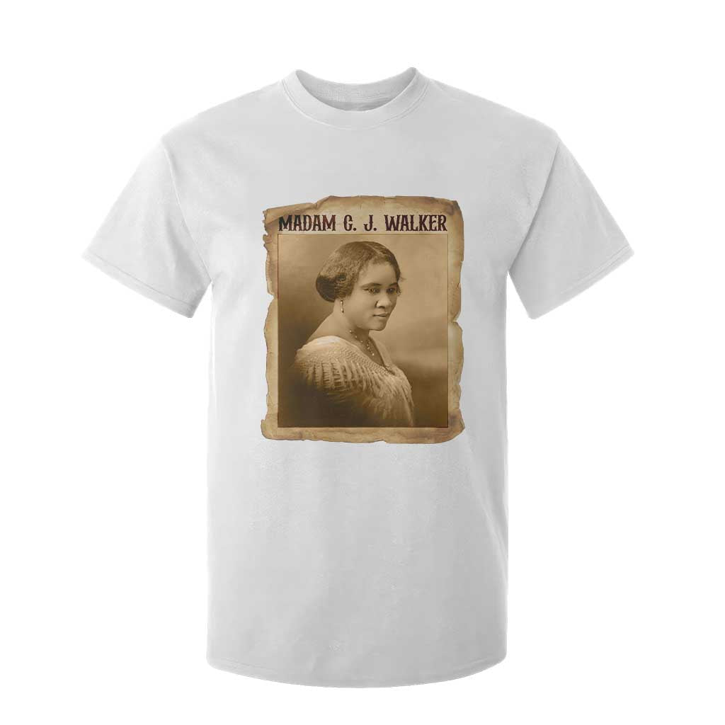 Madam CJ Walker T Shirt For Kid Female Empowerment History Gift TS12 White Print Your Wear
