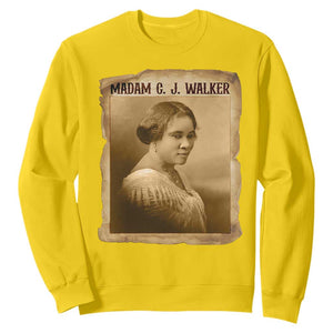 Madam CJ Walker Sweatshirt Female Empowerment History Gift TS12 Daisy Print Your Wear