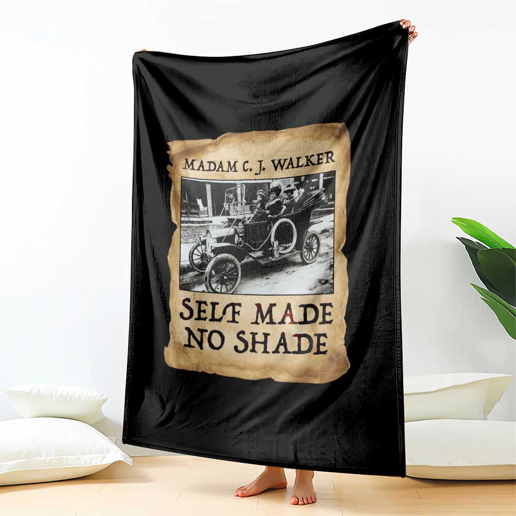Madam CJ Walker Self Made Millionaire Throw Blanket Strong Black Woman Leader TS12 Print Your Wear