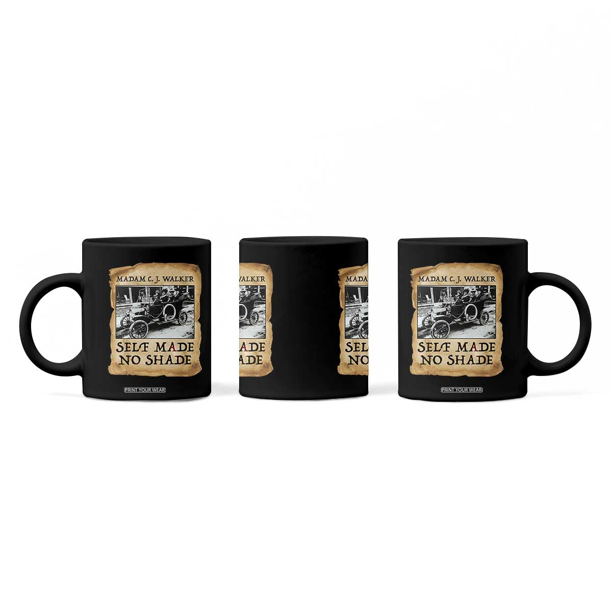 Madam CJ Walker Self Made Millionaire Coffee Mug Strong Black Woman Leader TS12 Print Your Wear